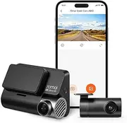 [70mai] New Dash Cam A810 with Starvis 2 IMX678,Dual HDR Front and Rear Cam,Built in GPS,Night Owl Vision,Support 256GB Max,Smart Parking Guardian Mode,AI Motion Detection,Time-Lapse Recording