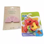 Baby Soothing Teether BPA free Silicone BopBop Baby Sesame Street Rattle Gift