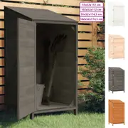 Garden Shed Outdoor Tool Equipment Storage House Backyard Solid Wood Fir vidaXL