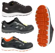 WOMENS ULTRA LIGHTWEIGHT LADIES WORK STEEL TOE CAP SAFETY SHOES TRAINERS BOOTS