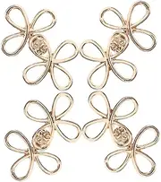 FOMIYES 4 Pairs Elegant Vintage Decorative Buttons for Chinese Style Clothing of Durable Sewing Clasps DIY Handfu Buckles for Traditional Apparel and Craft Projects
