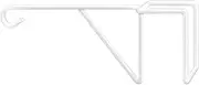 Fence Hooks for Plants - Wall-Mounted Pot Holders, Heavy Duty Planter Hooks Hangers, Wall Plant Holder | Elegant White Fence Plant Hanger for Indoor and Outdoor Use, Lantern Hanging Hook Garden