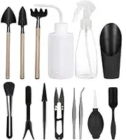 Succulent Plants Tools Set Mini Garden Hand Transplanting Tools Gardening Kit Plant Care for Cactus 14Pcs mini Garden Tools