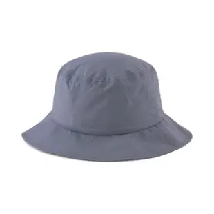 【PUMA】漁夫帽 PRIME Techlab 灰藍 男女款 帽子 防潑水 抽繩 遮陽 戶外(02438502)
