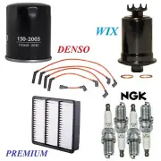 Tune Up Kit Filters Cap Wire Spark Plugs For DODGE COLT L4 1.5L 1993-1994