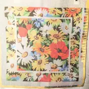Vintage Candamar # 30795 Multicolored Gerbera Daisy's Needlepoint Crewel Canvas