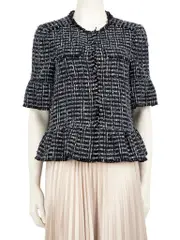 Tweed Short Sleeve Jacket
