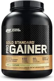 Optimum Nutrition GS Pro Vanilla Weight Gainer Protein Powder 2.31 kg - [2024/2025 plastic neck band packaging may vary]