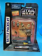 1995 Micro Machines Star Wars Speeder Bikes (2) Rebel Alliance