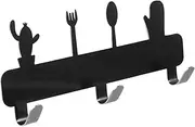 HOMSFOU Wall-Mounted Coat Hook Rack Sturdy Metal Towel Hooks for Bathroom and -Saving Design for Coats Easy Installation and