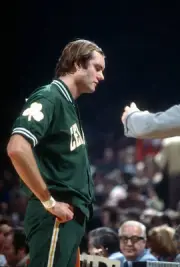 Steve Kuberski Boston Celtics looks on at a time out v the Washing- Old Photo
