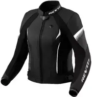Rev'It Xena 4 Womens Leather Motorcycle Jacket Black/White