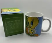 Tweety Bird Coffee Mug Looney Tunes Warner Bros RARE New In Box Vtg.