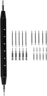 Laroal 111pcs Watch Band Pin Replacement Kit Watch Spring Bar Tool Kit Watch Band Repair Tool Spring Bar Removal Tool