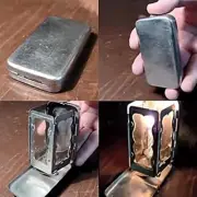 1Pcs Folding Candle Lantern Faltbare Mini Lantern Metal Candle Lantern