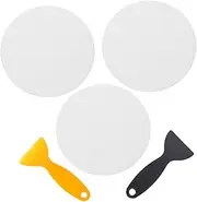 BRIGHTFUFU Bathroom Squeegee Brush Non-Slip Bathtub Sticker Nonslip Stair Floor Stickers 1 Set Safe Peva Material