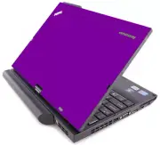 PURPLE Vinyl Lid Skin Cover Decal fits IBM Lenovo ThinkPad X220T X230T Laptop