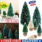 1/6 Pcs Diy Christmas Tree Small Pine Tree Mini Trees Christmas Decoration VN