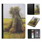 PASSPORT ITINERARY ORGANIZER|VINCENT VAN GOGH - SHEAVES OF WHEAT IN A FIELD