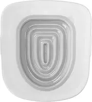 Cat Toilet Training Kit, Reusable Universal Pet Cat Toilet Trainer Set, Removable Design Puppy Cat Litter Mat Urinal Seat Toilet Trainer Cat Toilet Cleaning Hygienic Pet Supply (White Tray, 1 Gray Inner Support)