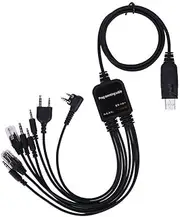 Radio USB Programming Cable 8 in 1 for Motorola for ICOM for Kenwood for Baofeng for YAESU