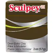 Sculpey III Modelling Clay Suede Brown 57g
