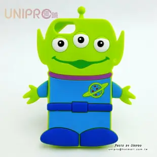 【UNIPRO】迪士尼正版 iPhone 5 5S 4 4S 三眼怪 Alien 矽膠手機殼 i5 i4 軟殼