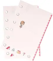 UTHCLO Planner Refill Paper Binder Notepad Refills 2pcs Loose Leaf Notebook Paper for Writing Painting School Office