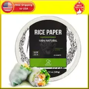 ice Paper, White Rice Paper Wrappers, 1 Pack, 34 Sheets-Fresh Spring Roll Wr