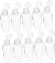 Ipetboom 10pcs Travel Bottle Leakproof Plastic Toiletries Containers for Shampoo Conditioner and Lotion Travel Cosmetic Storage for Outdoor and Business Trips