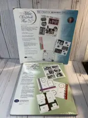 Creative Memories 12x12 White Scrapbook Pages RCM-12S, 15 Sheets & Photo Paper