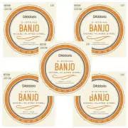 D'Addario Banjo Strings 5 Sets Nickel Steel Loop End Medium EJ61
