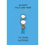MY SONS NOTEPAD: BOYS JOURNAL NOTEBOOK NOTEPAD LINED PAPER