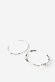 [Supré] Supré - Bangle 2 Pack - Silver/crescent OS SILVER/CRESCENT