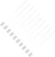 Angoily 10Pcs Beading Thread Needles for Projects Long Opening Embroidery Needles for Jewelry Making and Knitting Essential Beading Tools for Craft Enthusiasts
