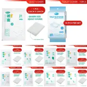Portable Non Wooden Fabric Towel Bedding Set Vacuum Sealed Single Queen Size