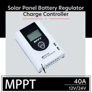 12V/24V Solar Panel Battery Regulator Charge Controller 40A MPPT Auto LCD