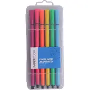Paperclick Fineliner Coloured Pens 12 pack