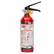 FEV 2.5KG NOVEC 1230 GAS [GLOSS RED] HANDHELD FIRE EXTINGUISHER WITH BRACKET