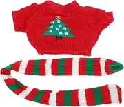 Abaodam 1set Decorative Doll Sweater of Wear-Resistant Mini Scarf Sweater for Boys and Girls Lovely Doll Accessories for Imaginative Play Random Patterns for Dollhouses