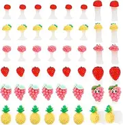 Veemoon Toe Separators for Women, 24pcs Silicone Toe Separator Nail Art Polish Guards Art Tools Spacers for Nail Salon Toes Dividers