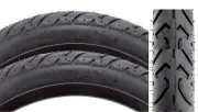 Pack of 2 Sunlite Surrey K657F 16x2.5 Wire Bk/Blk