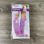 Disney Sofia The First Leg Warmer Halloween Costume Accessory Cosplay Size 4-6