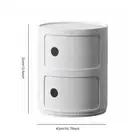 2/3 Layer Creative Sofa Side Table Bedroom Small Side End Table Nightstand Stora