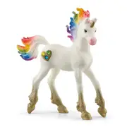Schleich 7.1'' Rainbow Love Unicorn Foal Animal Action Figure Kids Toy 5-12y