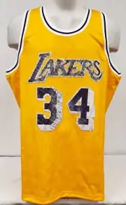 Brand New Men's Mitchell&Ness NBA Los Angeles Lakers O'NEAL 75th Anni. Jersey-2X