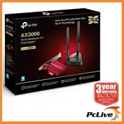 TP-Link Archer TX3000E V2 AX3000 WiFi 6 Bluetooth Wireless Gaming PCI-E Adapter