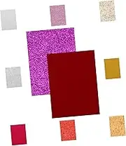 Patchwork Fabric for DIY 10pcs Quilting Squares Leather Detail Sturdy and Colorful Sewing Fabric Sheets