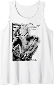 [Marvel] Spider-Man Homecoming Grey Scale Poster Tank Top