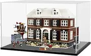Choowin Acrylic Display Case for Lego 21330 21338 75574 Thickened Clear Acrylic Display Case for Large Collectibles Display Case for Action Figure Model Toy Assemble Dustproof Display Box(Black Base)